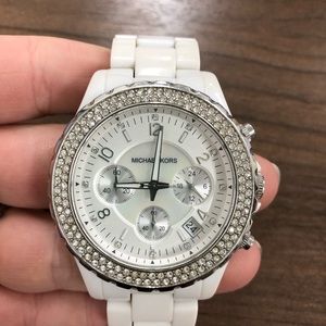 Michael Kors Ceramic white watch
